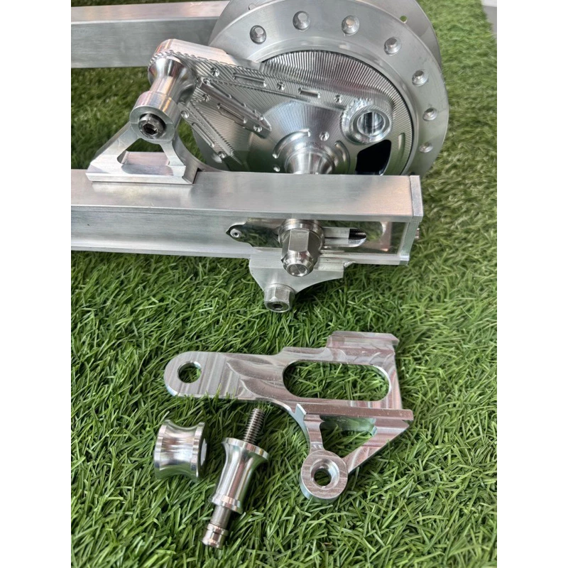 ขายึดดั้มอามกล่อง สำหรับ Honda Wave ฝาดั้มเล็ก CNC รูปที่ 3