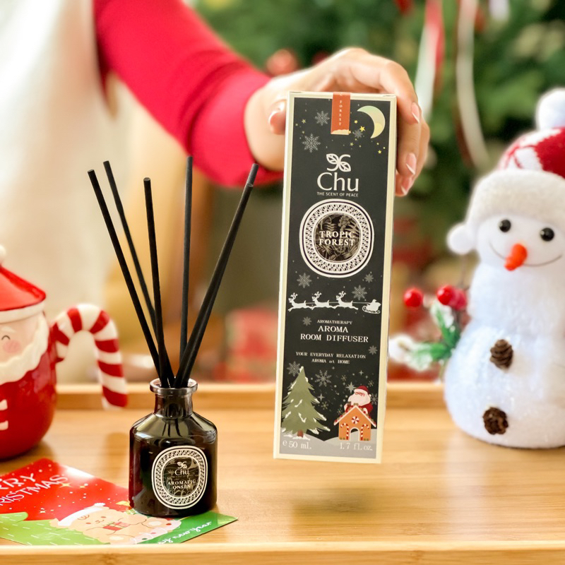 Chu Tropic Forest Aroma Room Diffuser 50 ml. ก้านไม้หอมปรับอากาศ กลิ่นท ...
