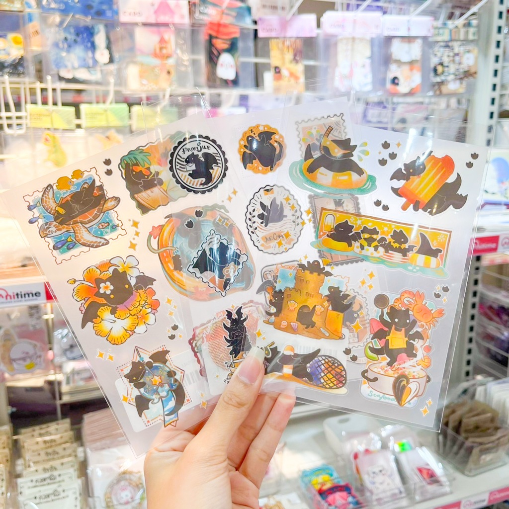 Sticker สติกเกอร์ ลาย Dra-ngo มังโง่ะ สติกเกอร์ มังกร สุดน่ารัก ...