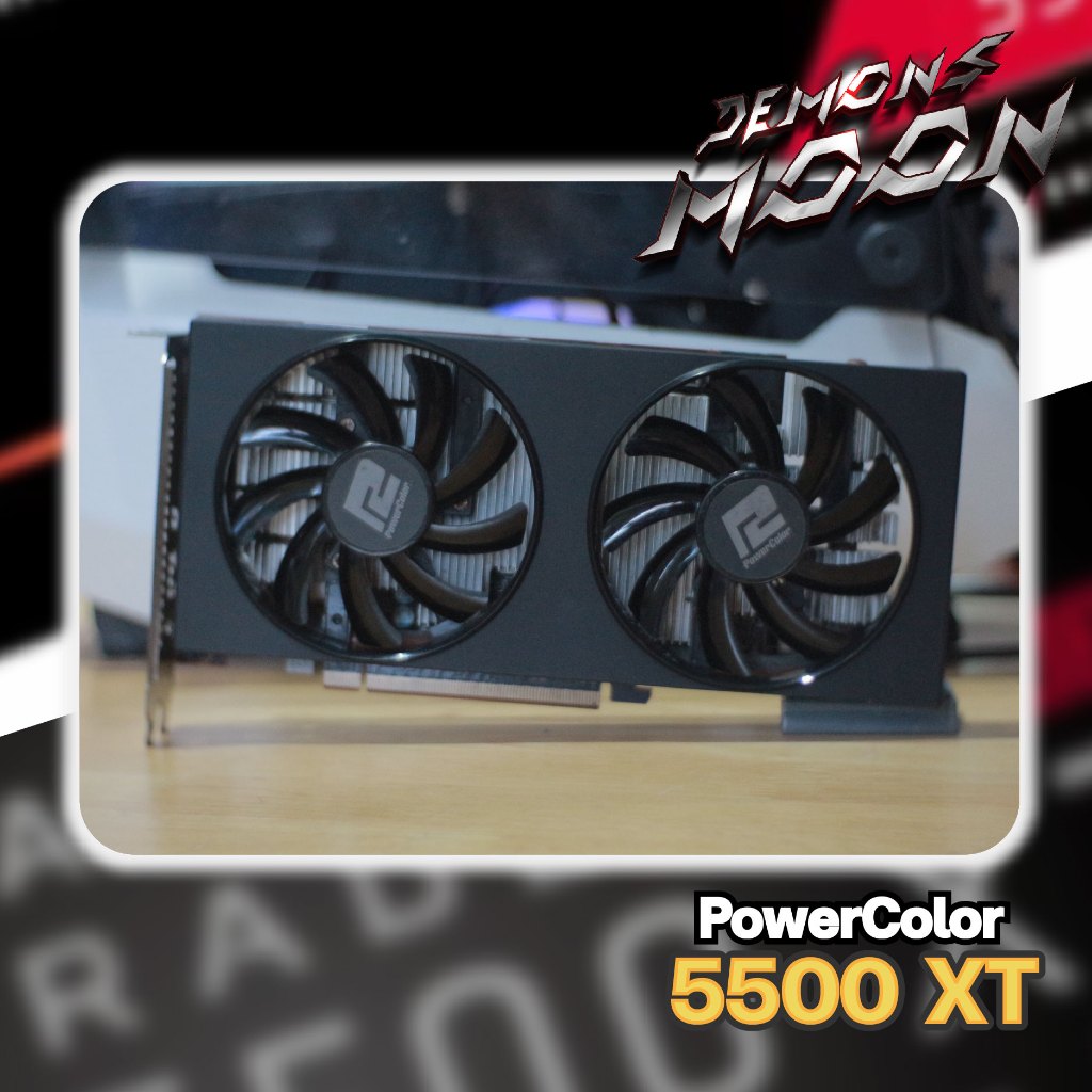 5500XT 8G AMD PowerColor Radeon RX 5500 XT + ประกันใจ 7 วัน Demons moon ...
