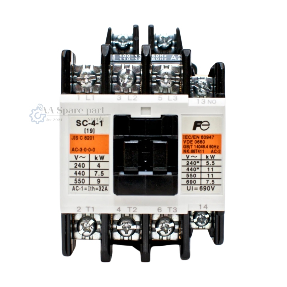 SC-4-1 FUJI Magnetic Contractor 3 Phase แมกเนติกคอนแทคเตอร์สามเฟส 22A ...