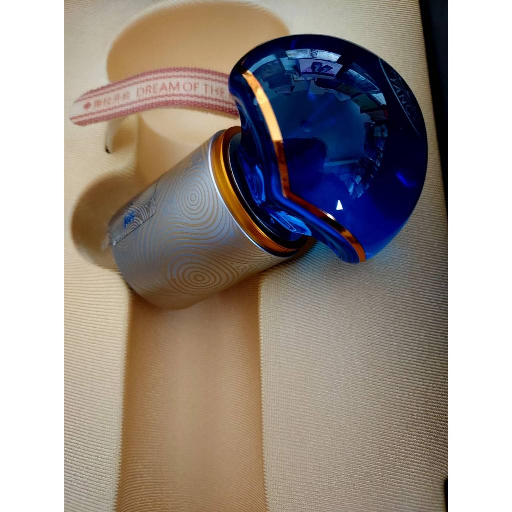 ขวดใส่เหล้าสาเกจีน DREAM BLUE CRYSTAL 中国酒 52℃ 夢之藍 500มล