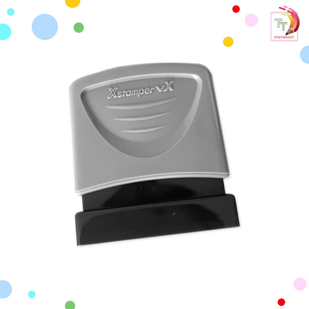 Xstamper หมึกเติมตรายางในตัว CS-10N ขนาด 10 มล. และ ตรายางพร้อมหมึก ...