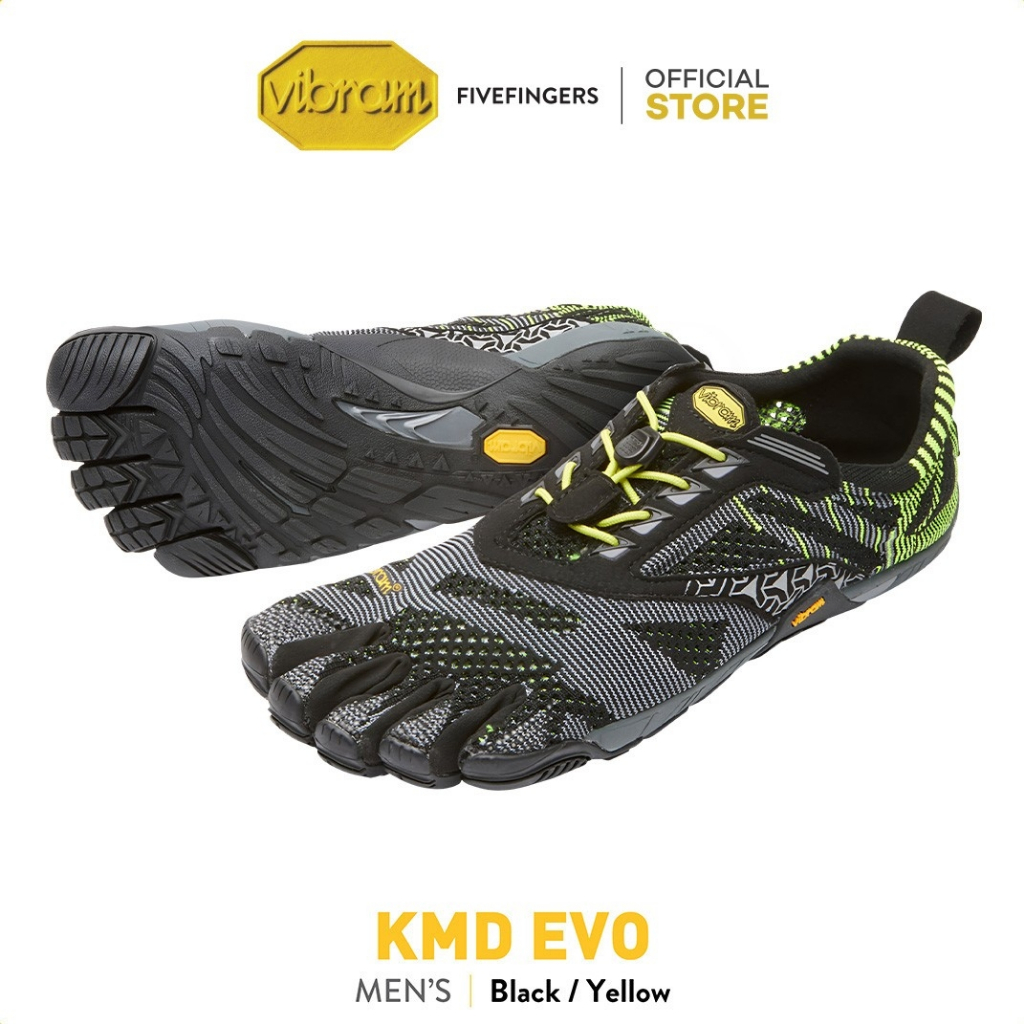 Vibram FiveFingers รองเท้าผู้ชาย รุ่น KMD EVO (Black/Yellow) - 15M4002 ...