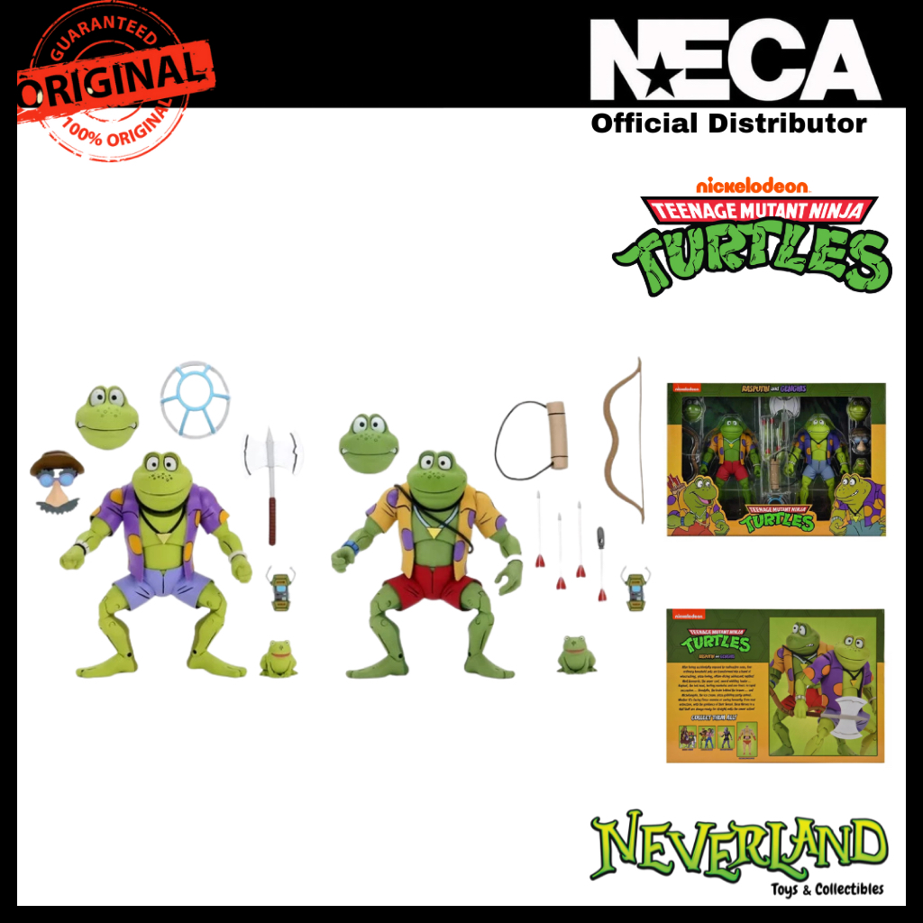 Pack 2 Genghis & Rasputin Frog - Ninja Tortues