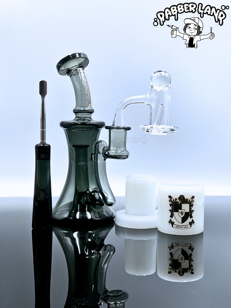 Dab Rig 7 pcs Set Oil Rig Recycler Full Welded Quartz Phoenix Star Dab ...