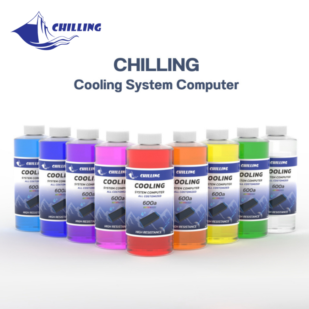 Coolant Water Cooling CHILLING 600 ml. น้ำยาหล่อเย็น สำหรับชุดระบายความ ...