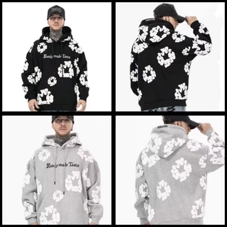 โปรโมชั่น Flash Sale : เสื้อฮู้ดลายดอกผ้าหนาใส่ได้ทั้งชายและหญิง เสื้อกันหนาวกันแดดกันลมได้ สินค้าพร้อมส่งในไทย