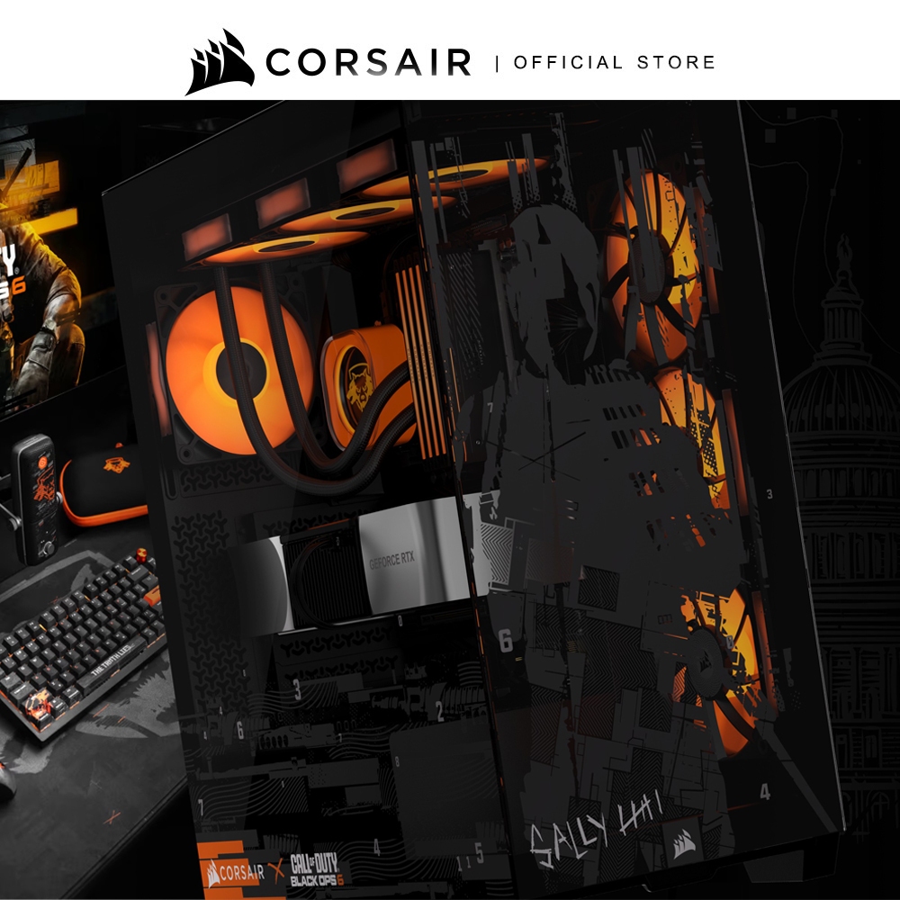 CASE CORSAIR 3500X CALL OF DUTY BLACK OPS 6 EDITION TEMPERED GLASS ...