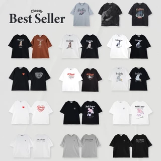 URTHE Classy - รวมเสื้อยืด Classy Oversize สกรีนลาย