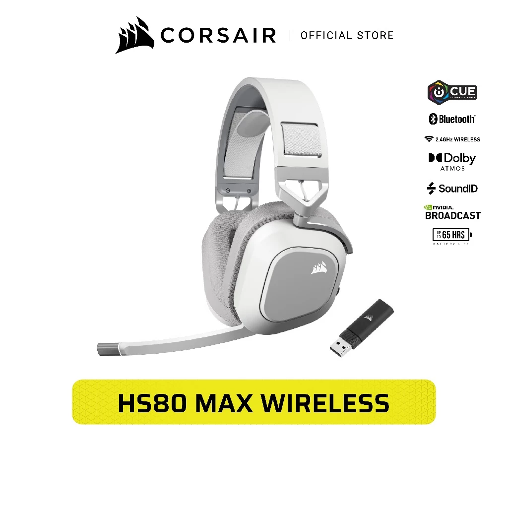 Corsair HS80 MAX (รุ่นไร้สาย / Wireless)