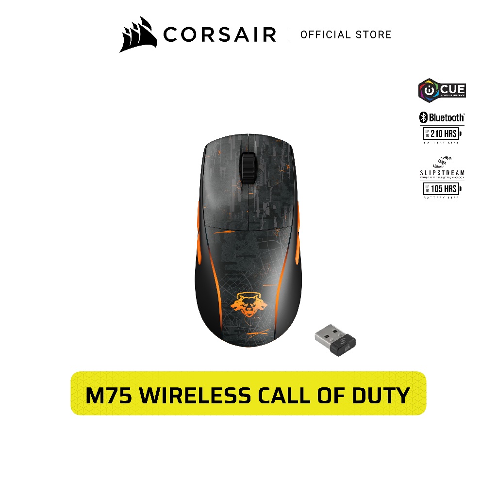 CORSAIR GAMING MOUSE M75 WIRELESS CALL OF DUTY BLACK OPS 6 : CH-931D11D ...