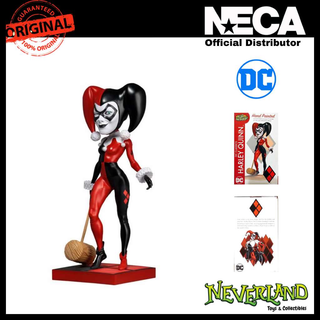 (NECA) DC Originals - Head Knocker - Classic Harley Quinn | Shopee Thailand