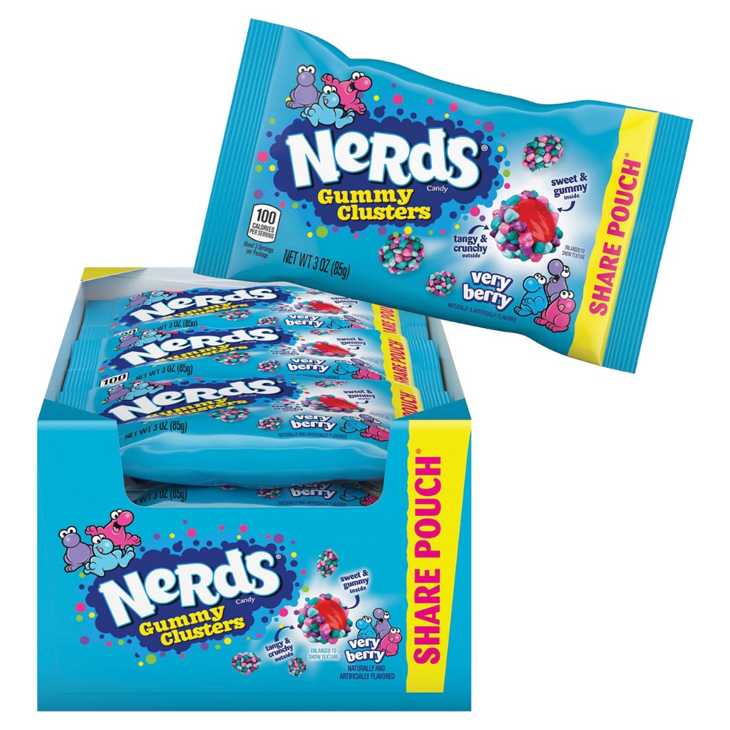 [ยกbox 12ชิ้น] NERDS แคนดี้ กัมมี่ คลัสเตอร์ รสเวรี่ เบอร์รี่ 85g (ถุง ...