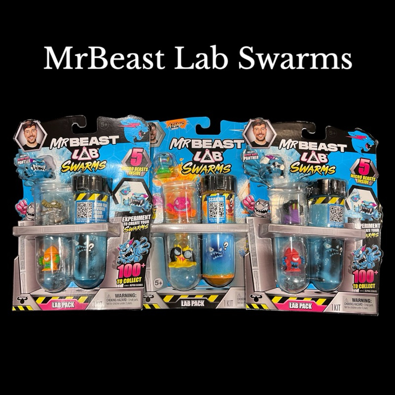 MrBeast Lab Swarms Lab Pack Series 1, 2 เซ็ต 5 ชิ้น แท้ 100% พร้อมส่ง ...