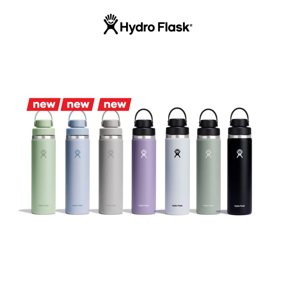 HYDRO FLASK กระติกน้ำ WIDE MOUTH FLEX CHUG CAP 24 OZ กระบอกน้ำ กระติกน้ำสูญญากาศ เก็บความเย็น เก็บอุณหภูมิ ของแท้ของขวัญ