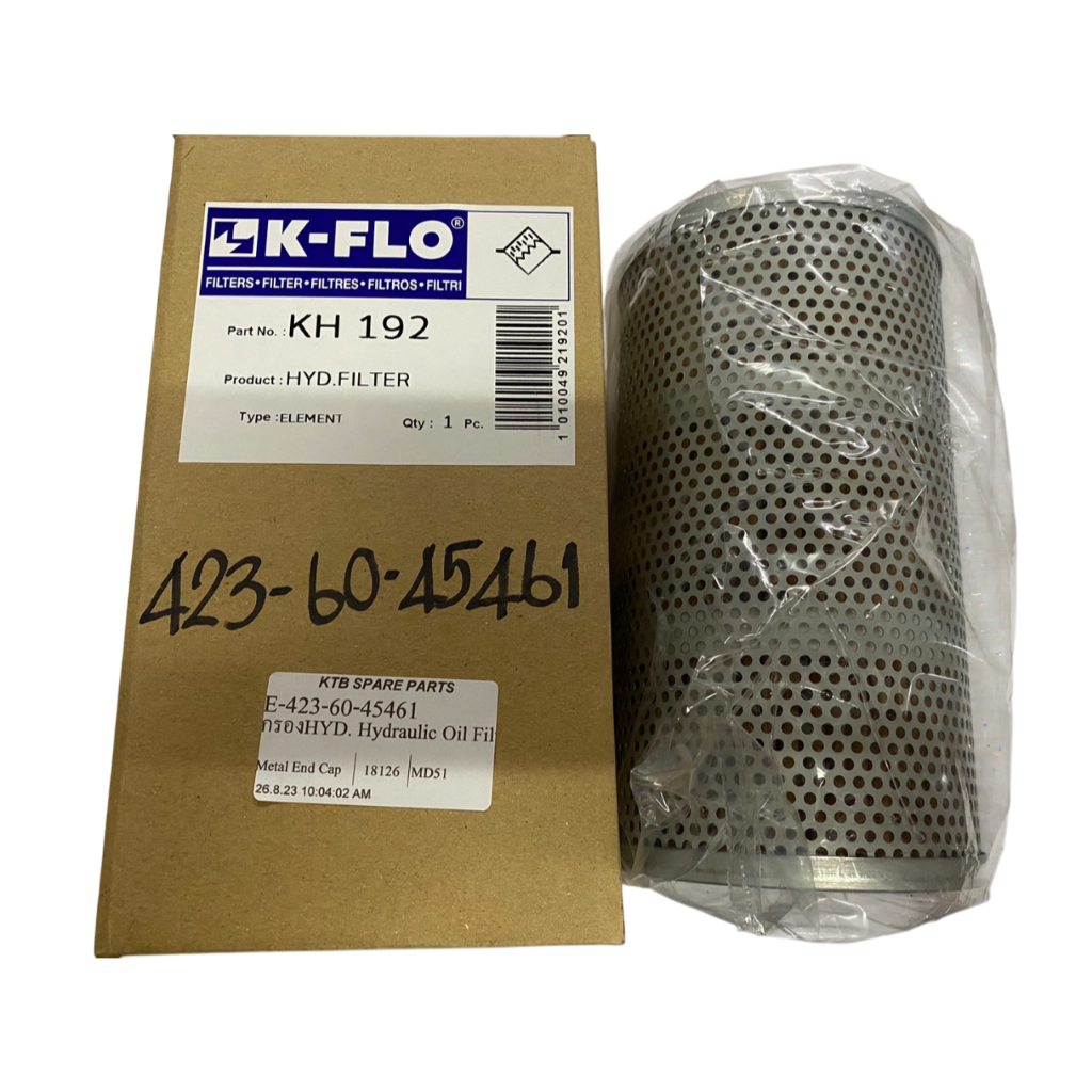 กรองน้ำมันไฮดรอลิค K-FLO KH 192 423-60-4546 เทียบ SURE FILTER SFH 4546 ...