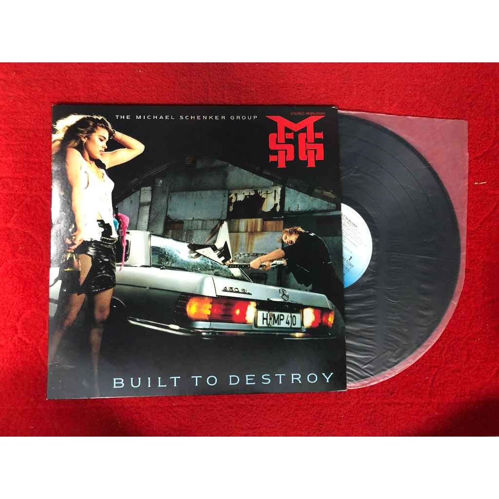 The Michael Schenker Group – Built To Destroy ขนาด 12 นิ้ว LP B128 ...