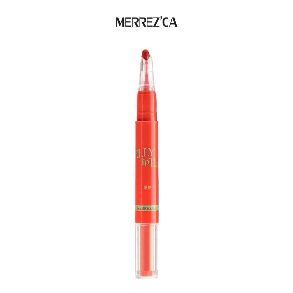 Merrezca Jelly Lip Tint ลิปทิ้นท์เจลลี่ เนื้อนุ่ม สีละมุนมอบฟินิชลุคฉ่ำ ...