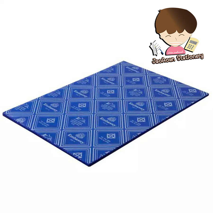 กระดาษคาร์บอน สีน้ำเงิน แอมบาสซี่ Embassy 333 H Carbon Paper 100แผ่น ...