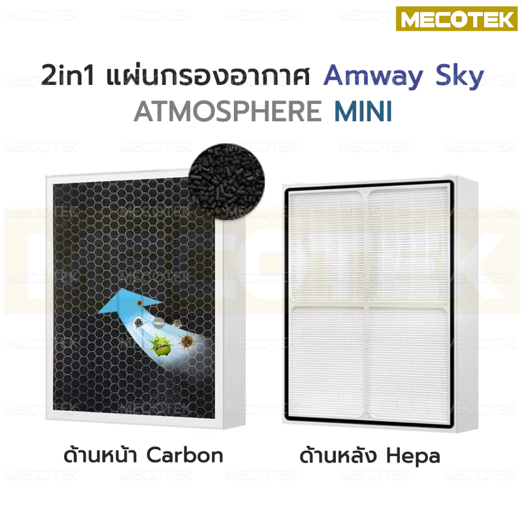 RFID+พร้อมส่ง แผ่นกรองอากาศ Amway Sky Atmosphere Mini Filter เครื่องฟอก ...