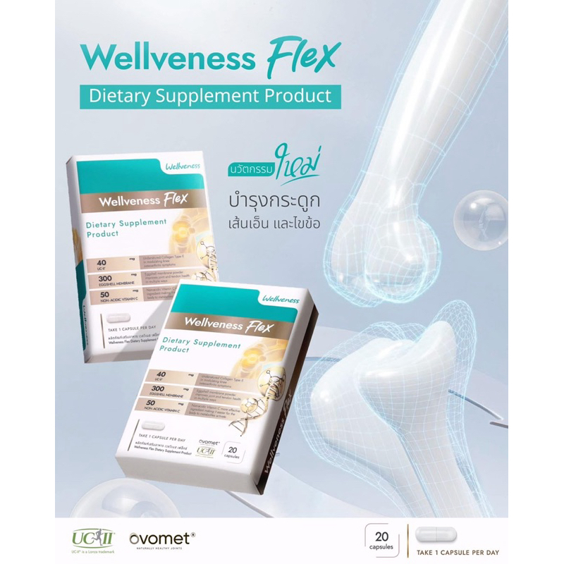 [AomPlusEves] เวลเฟล็กซ์ Wellveness Well Flex (ขนาดทดลอง) บรรจุ 7 ...