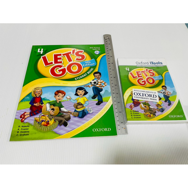 สภาพดี หนังสือเรียน Let’s Go 4th Edition +Oxford iTools cd ประถม Grade4 ...