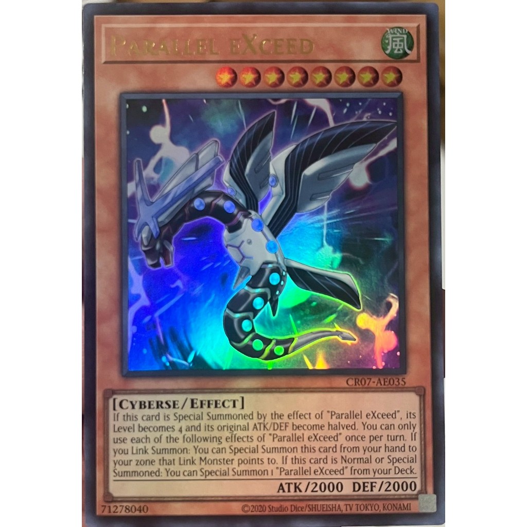 Yugioh Asia-Eng [CR07-AE035] Parallel eXceed (Ultra Rare) การ์ดยูกิแท้ ...