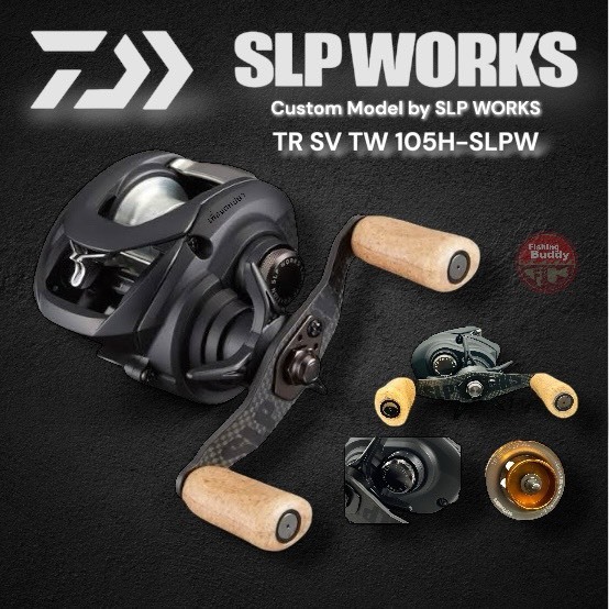 รอกตกปลา SLP WORKS DAIWA TR SV TW 105H-SLPW ของแต่งในรอกมา