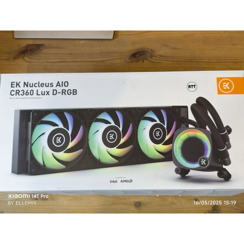 CPU LIQUID COOLER EK-NUCLEUS AIO CR360 LUX D-RGB น้ำปิด มือสอง ประกัน ...