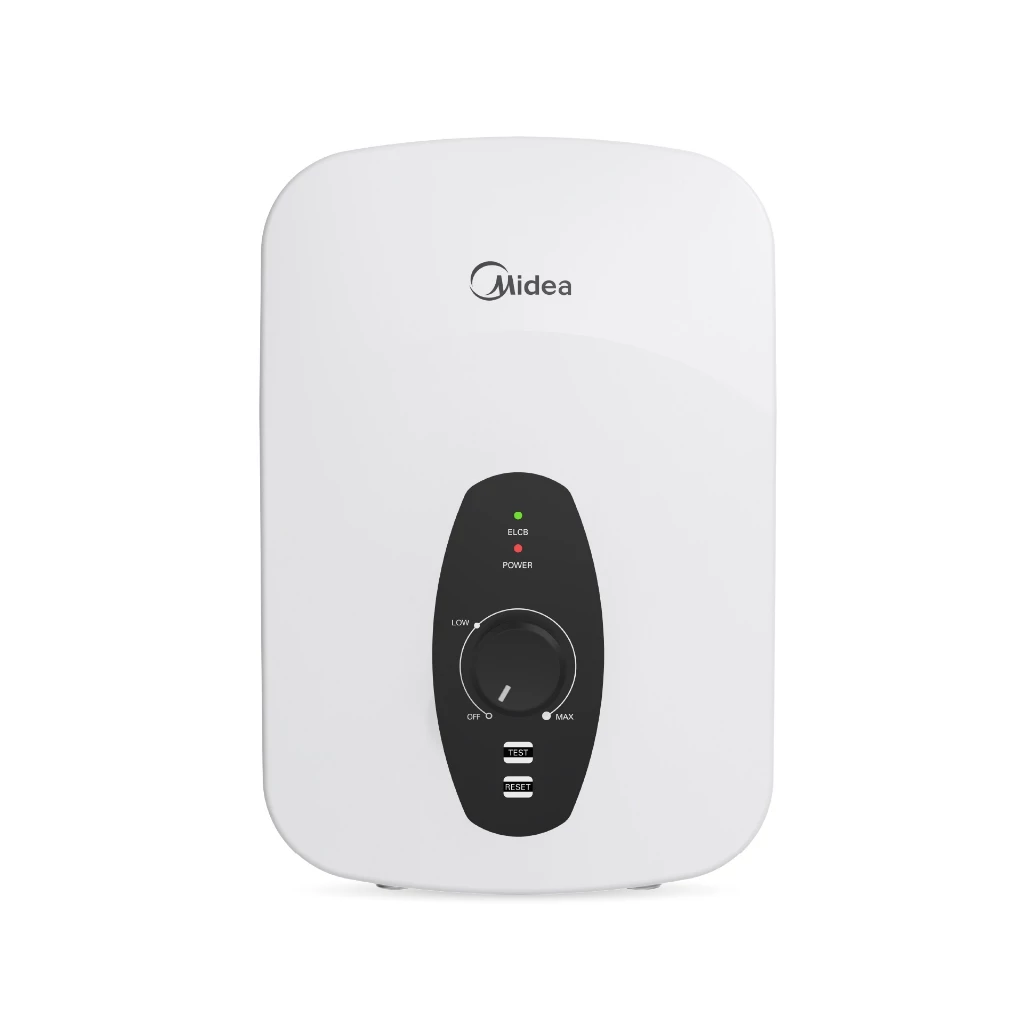 Midea เครื่องทำน้ำอุ่น รุ่น MWH-38QTH(W) พร้อมชุดฝักบัว