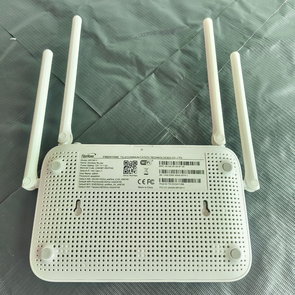 🔥 **FiberHome SR1041Y AX1800 Wi-Fi 6 Mesh Router ของแท้ เครื่องเปล่า หา ...