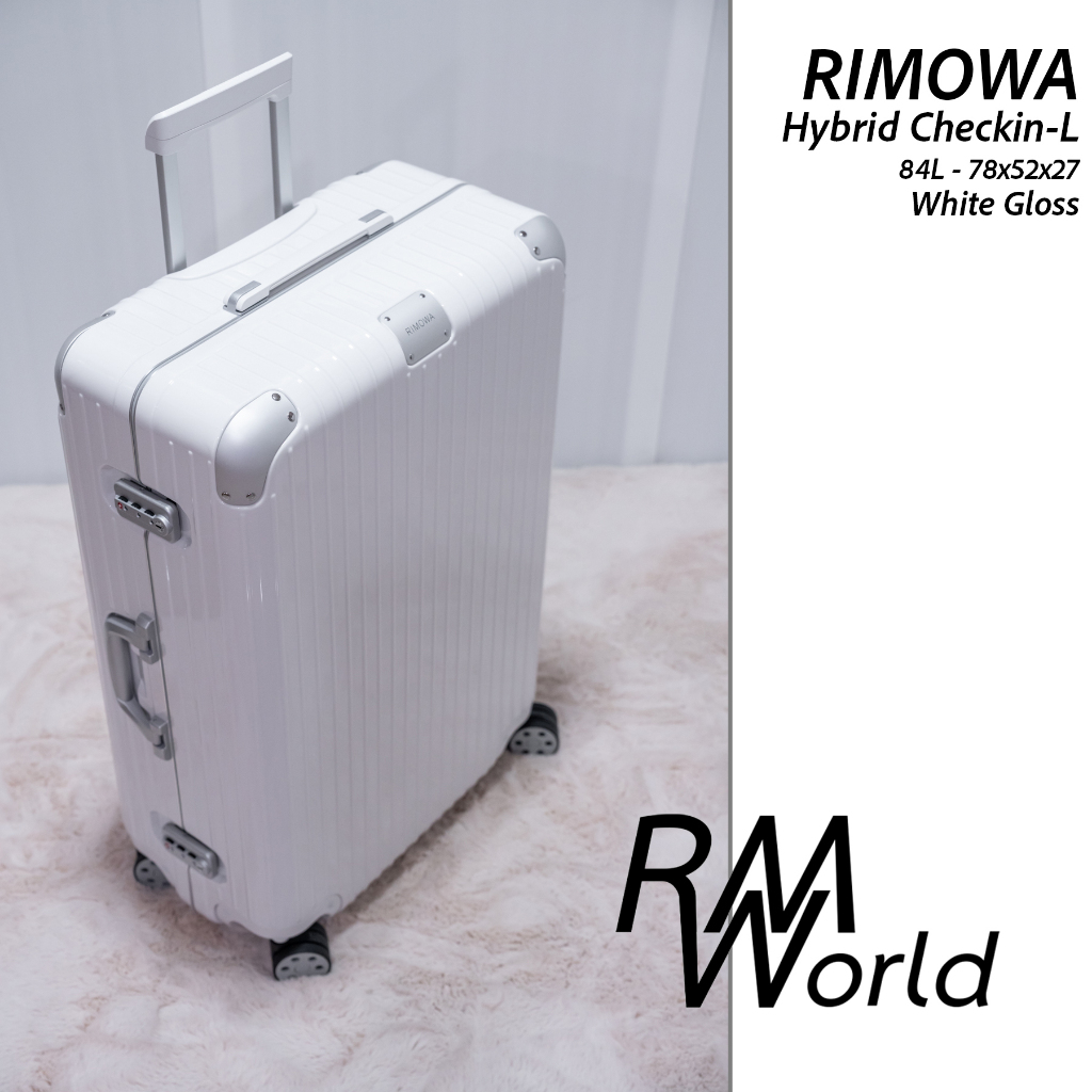 RIMOWA Hybrid Check-in M / Check-in L - White Gloss | Shopee Thailand