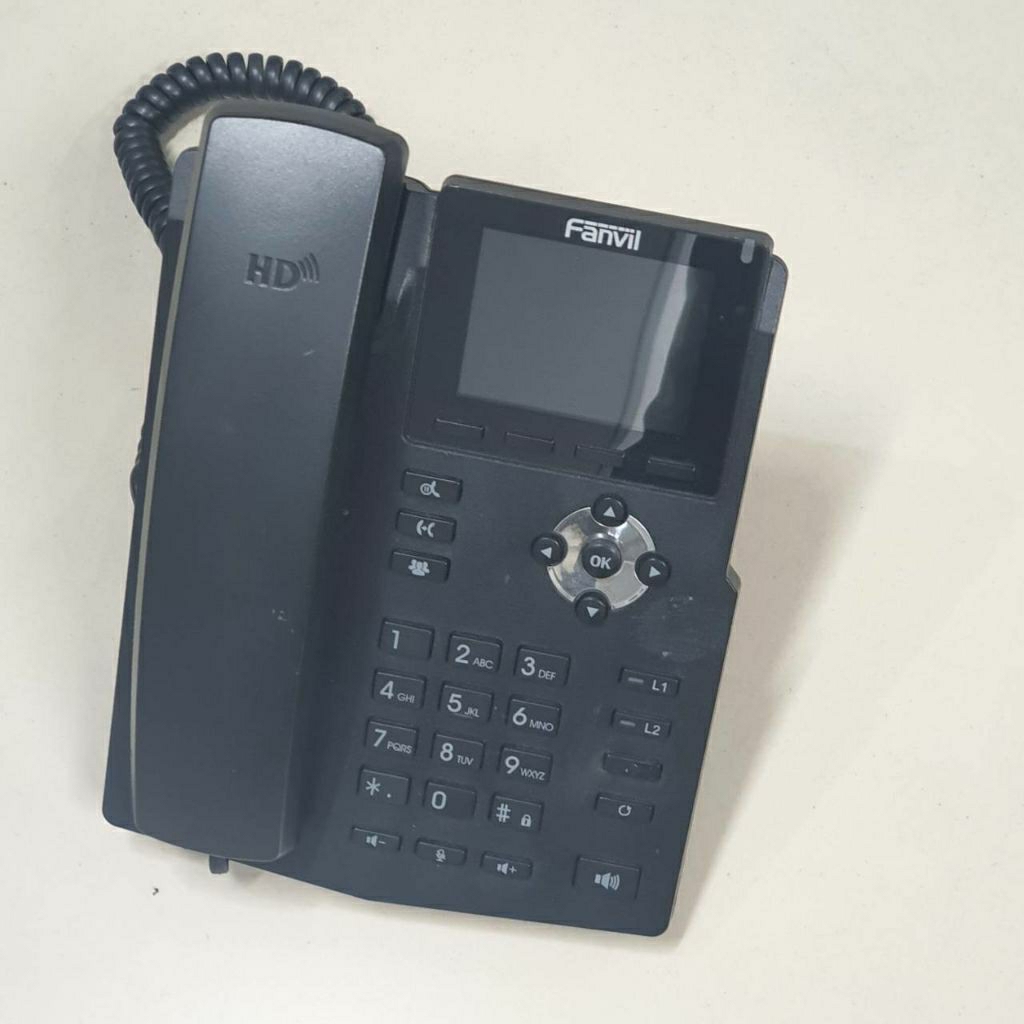 โทรศัพท์รองรับPoE ยี่ห้อ FANVIL X3G 2.8นิ้ว มีหม้อแปลงพร้อมใช้งาน ...