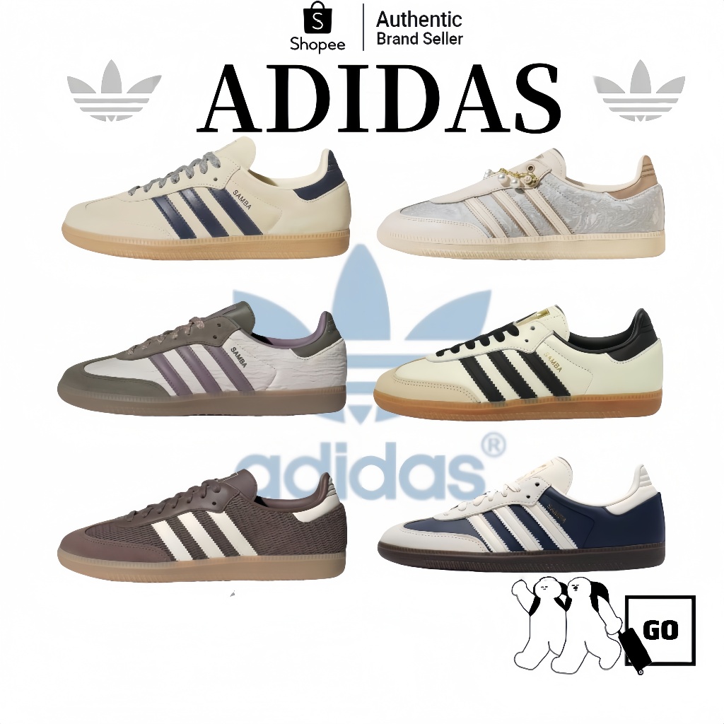 【ของแท้100%】Adidas Samba OG 6 colors/รองเท้าลำลอง รองเท้า รองเท้าฝึก ...