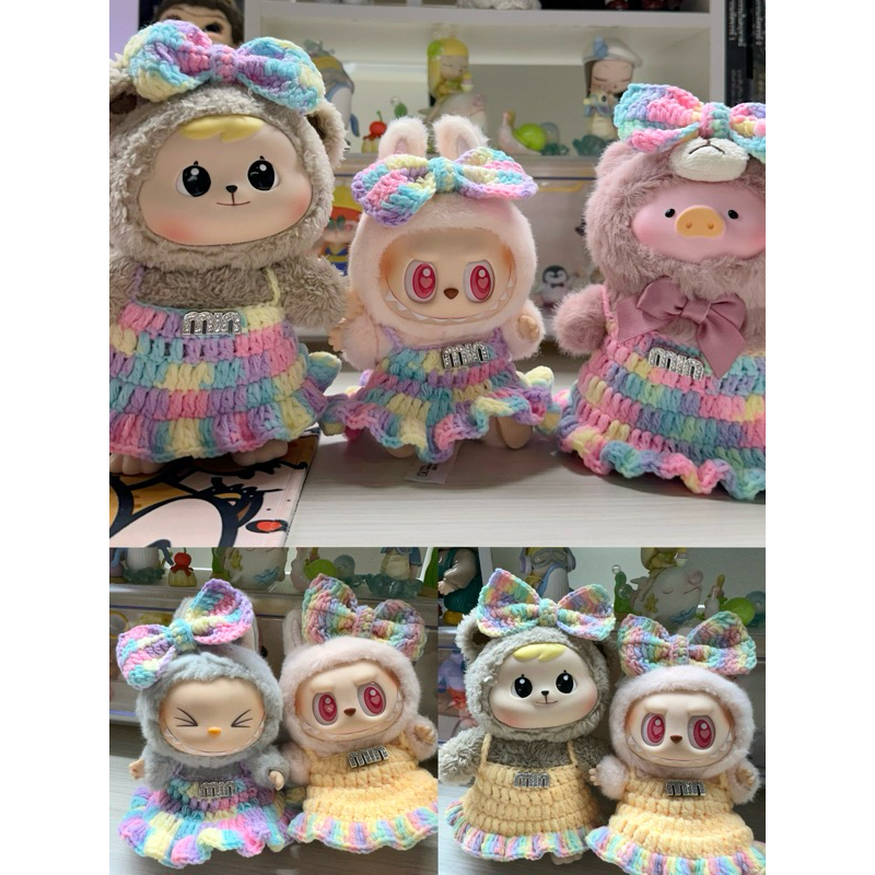 ชุดLabubuv1,v2,v3+ชุด Bao-ao +ชุด Lilla's Lucky Cat +ชุด Teddy Luluไหม ...