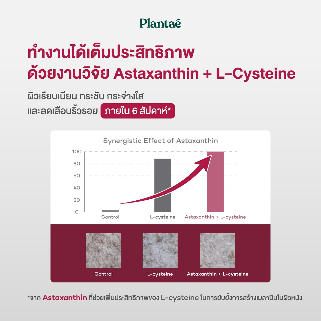 Plantae แอสต้าแซนธิน Astaxanthin CoQ10 Collagen ชนิดผงชงดื่ม อาหารผิว