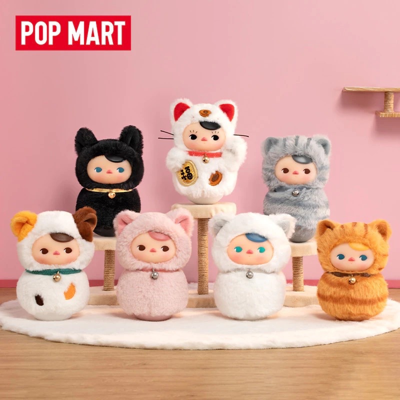 POP MART: PUCKY Roly-Poly Kitty Series ตุ๊กตาล้มลุก (แบบสุ่ม ลุ้น ...