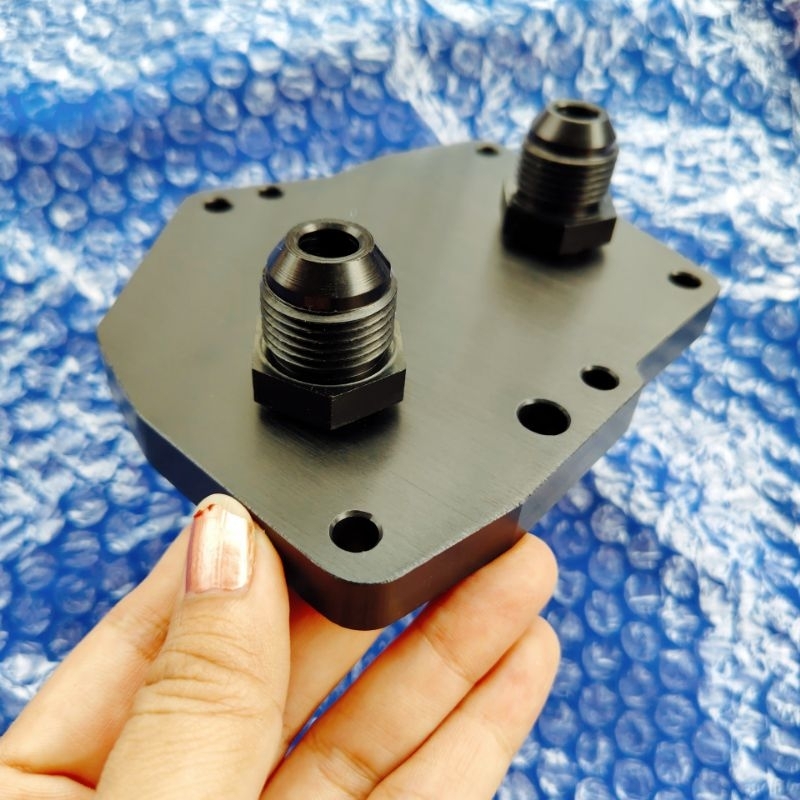 adapter ข้อต่อเกลียวAN10 สำหรับใส่ออยเครื่องแยก ford ranger 2.2 และ 3.2 ...