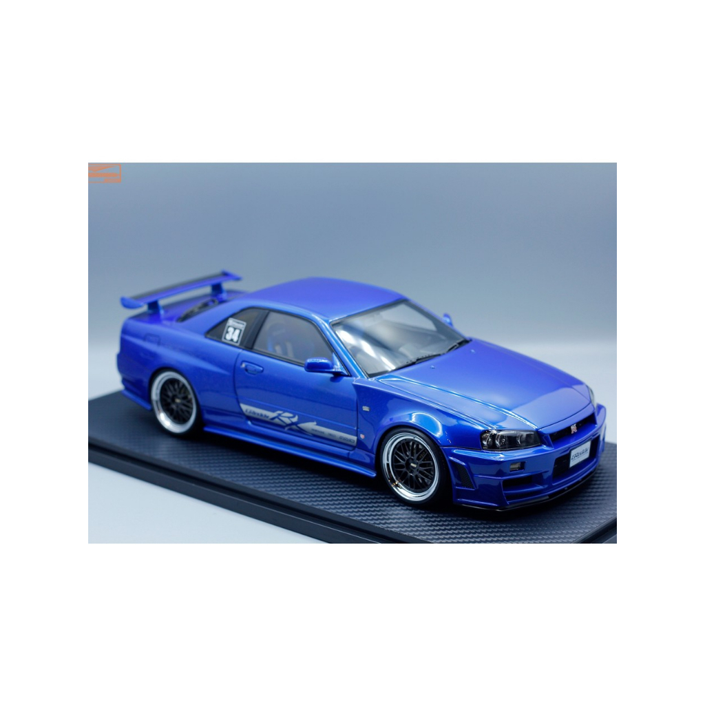 Ignition Model 3226 1/18 TRUST GReddy 34RX Blue Metallic | Shopee