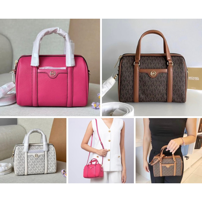 มีสองไซส์ Michael kors MK Travel MD Duffle Satchel 35S4GTFS6B | Shopee ...