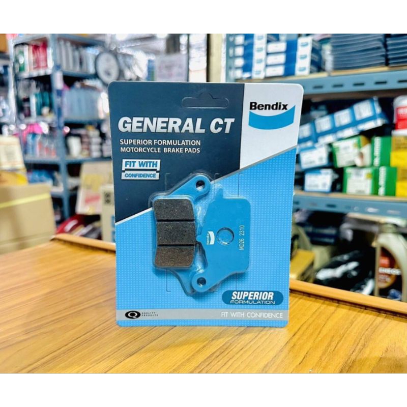 ผ้าเบรค Bendix (ของแท้) MD26 (หน้า) สำหรับ HONDA WAVE-110i,AT110,110-I ...