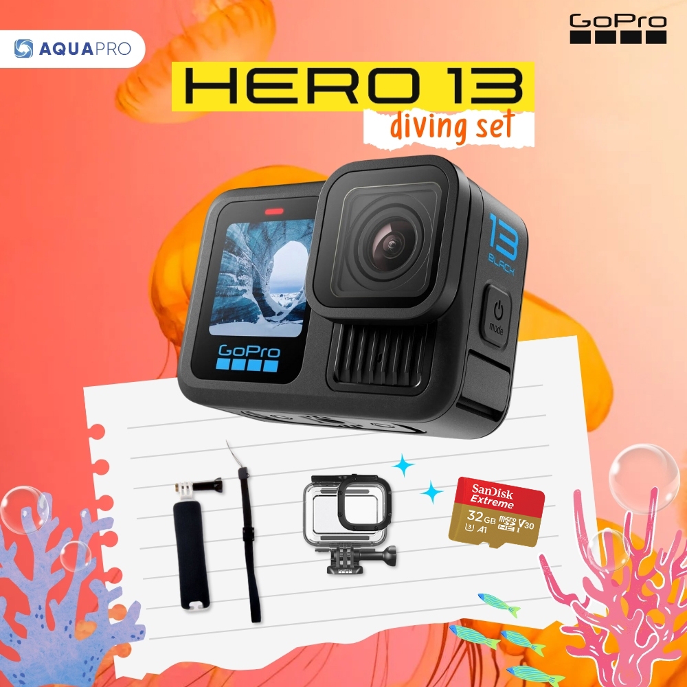 GoPro 13 โปรโมชั่น Promotion Diving Set ประกันศูนย์ไทย | Shopee Thailand