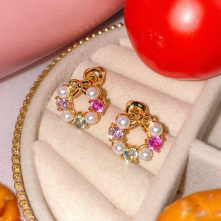 Thelucy Mistletoe earrings 🎄❄️🎀