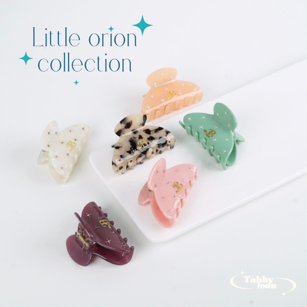 Tabby Loon Little Orion mini hair clip 6 color Free box | Shopee Thailand