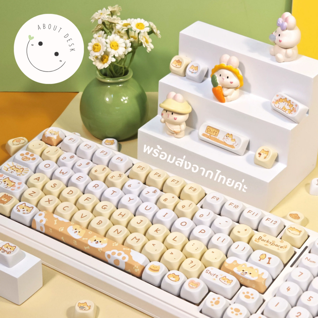 คีย์แคป MOA น่ารัก หลายรูปแบบ พร้อมส่งจากไทย MOA Profiles Keycaps 95 ...
