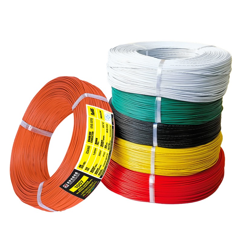 (ลดล้างสต็อค) UL1007 สายไฟเดี่ยว แกนฝอย Hook Up Wire UL AWM 1007 80°C ...