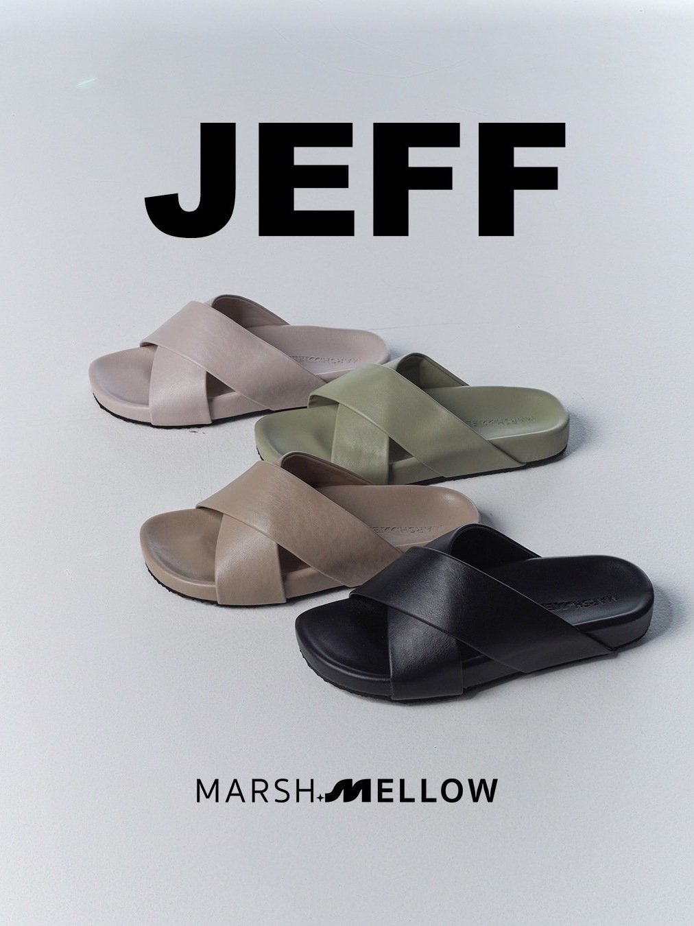 JEFF - MARSHMELLOW รองเท้าแตะ UNISEX | Shopee Thailand