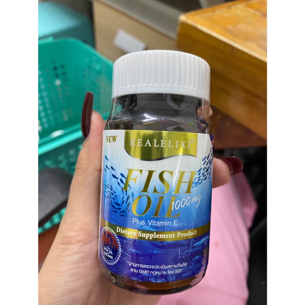 Real Elixir FISH OIL 1,000 mg. 30 เม็ด | Shopee Thailand