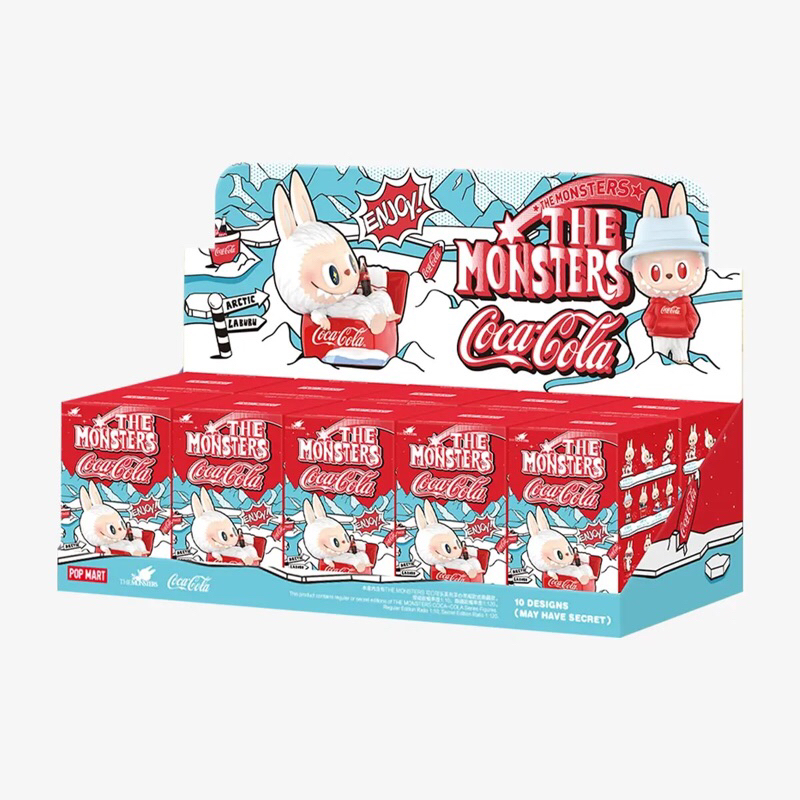 📍พรีออเดอร์📍[ยกเซต / Secret] POPMART THE MONSTERS Coca-Cola